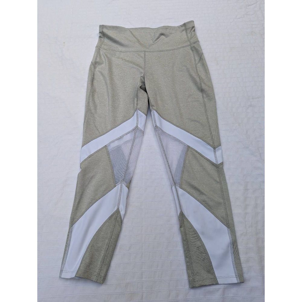 Xersion Activewear Tights Silver & white Sizes L